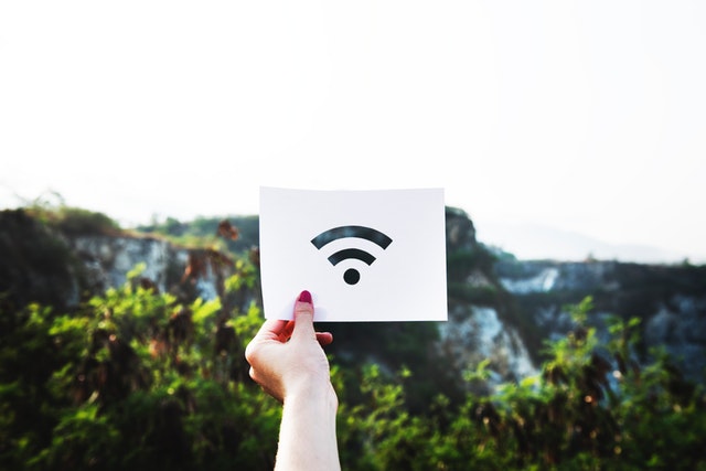 chytání signálu na wifi